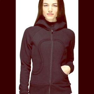 Sale! Blk Fri! Lulu Scuba Hoodie Black/Marbled 2❤️